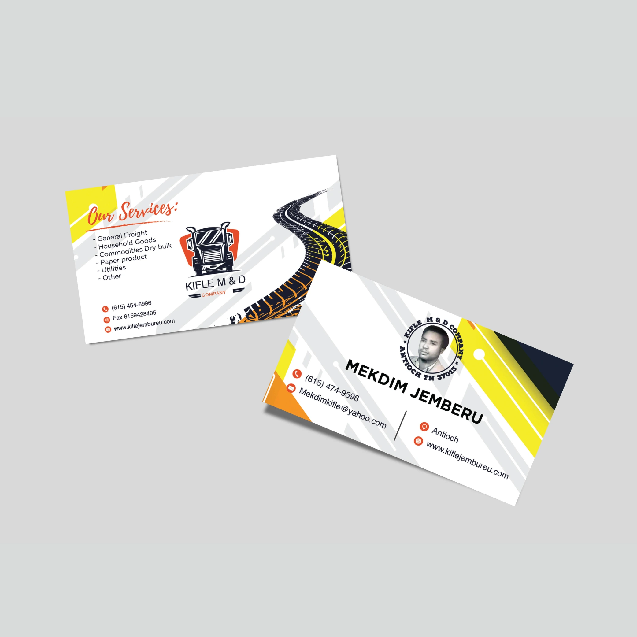 Kifle Jemburu Business Card Design